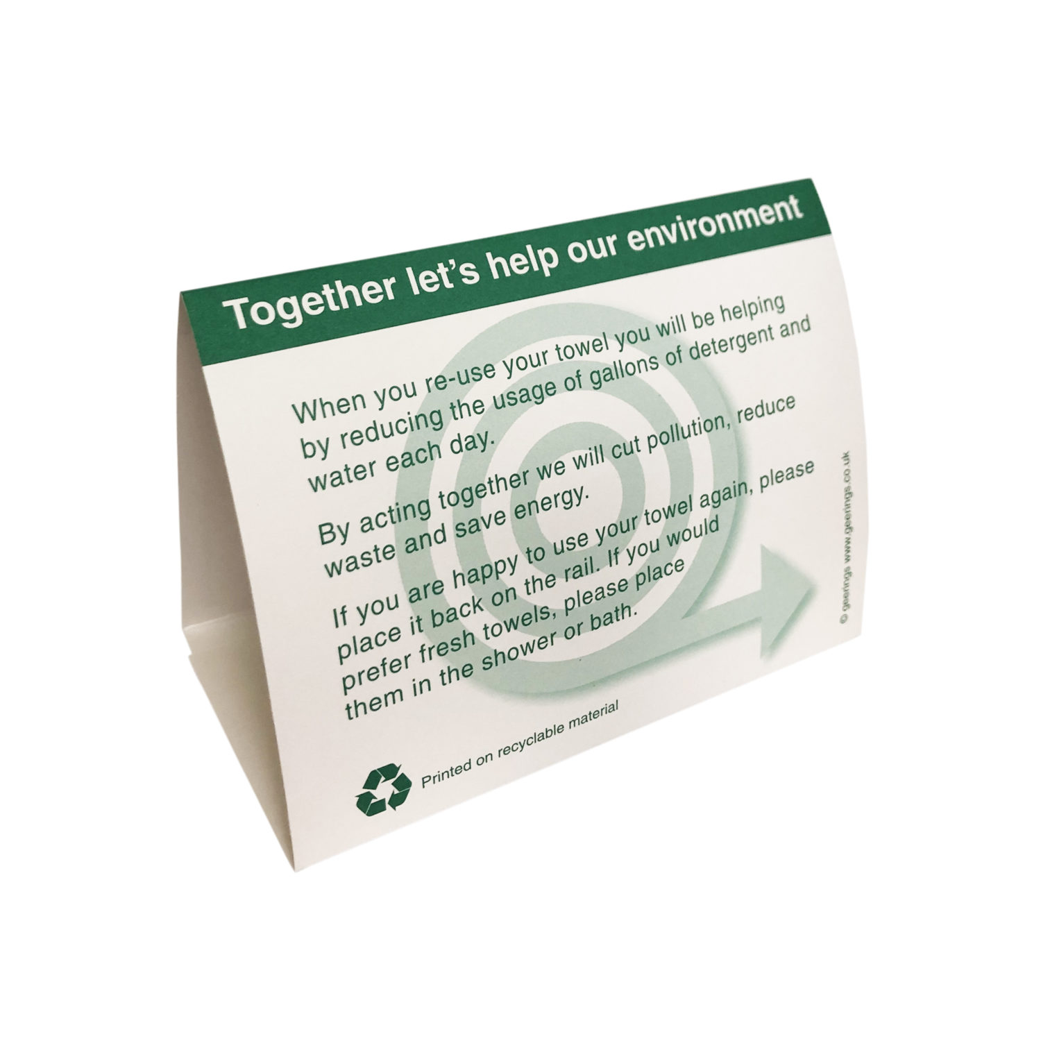 Reusable Environment Card Improve Your Environmental Practices
