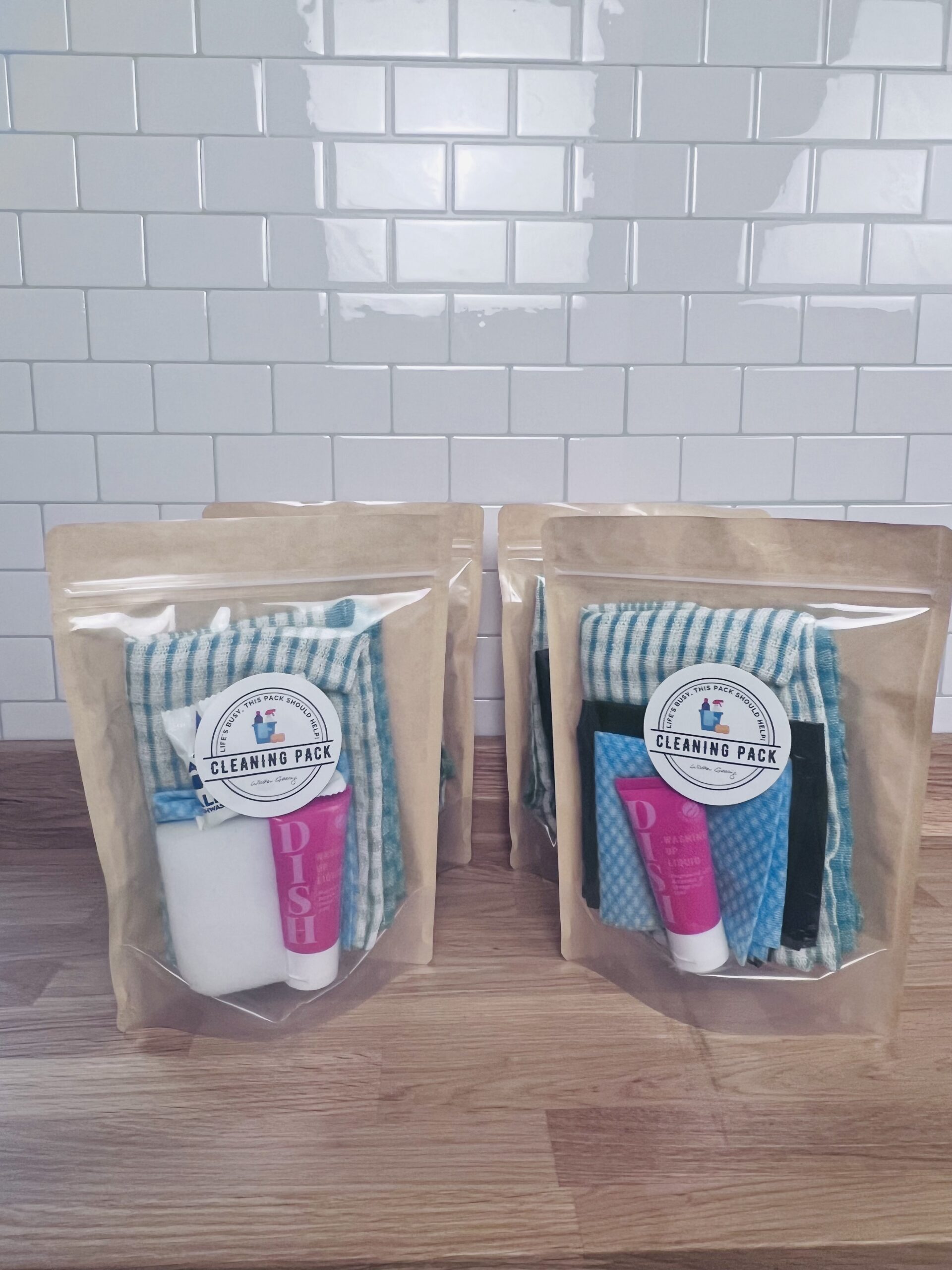 EcoFriendly Kitchen Pack Pouches for providers