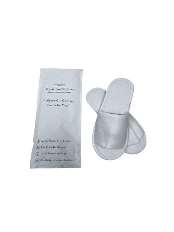 Open Toe Hotel Slippers