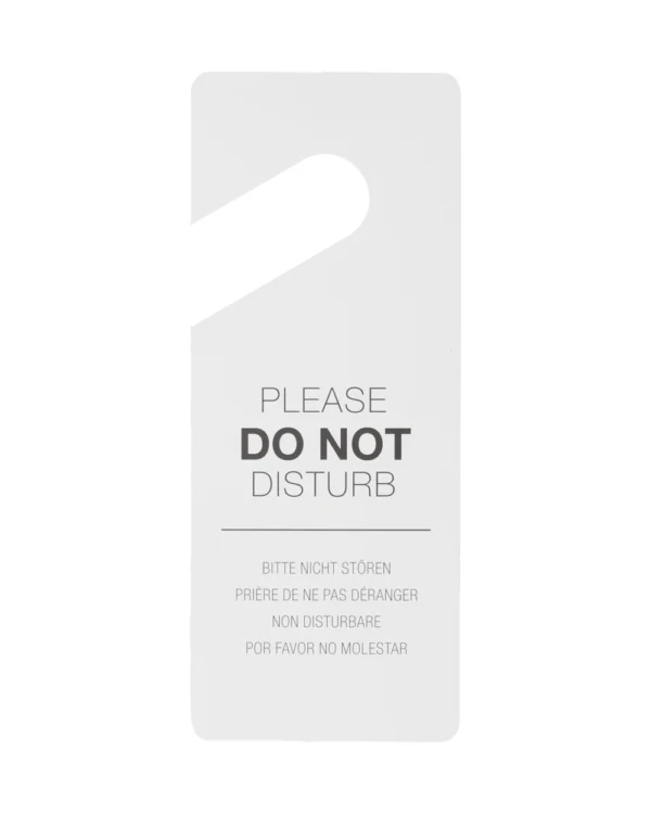 Hotel Do Not Disturb Signs