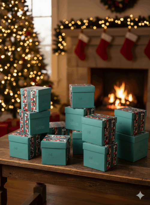 Walter Geering Luxury Hamper Cube Boxes